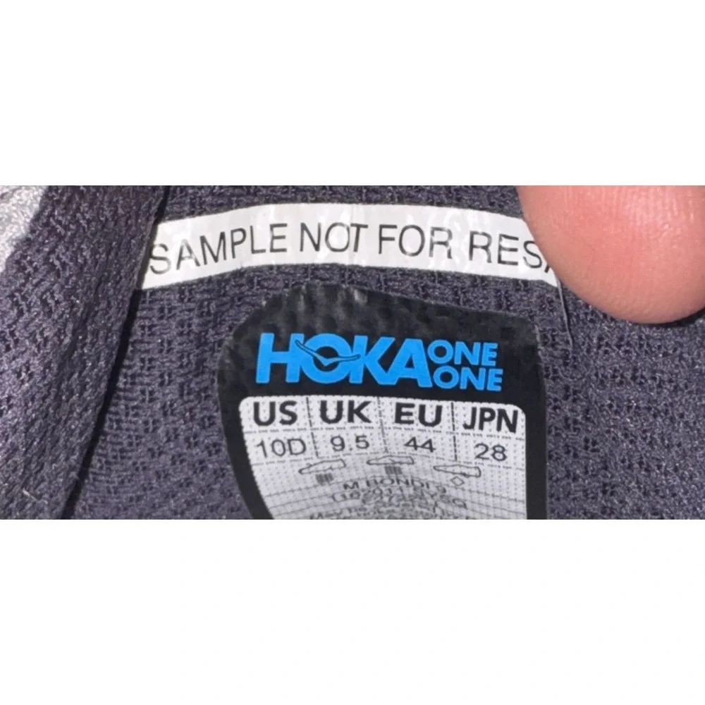 Hoka One One Bondi 9  Running Shoe Men Sz 10 Stardust 1162011/SYSQ Sample